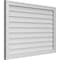 Ekena Millwork Vertical Surface Mount PVC Gable Vnt: Non-Functional, w/2"W x 1-1/2"H, Brickmould Frame, 40"W x 28"H GVPVE40X2802SN - alternate 2